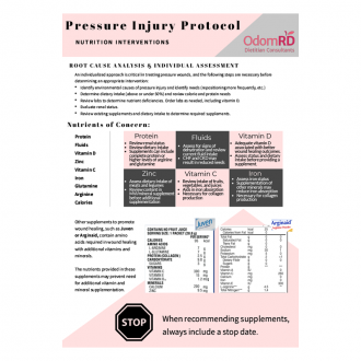 Pressure Injury Protocol