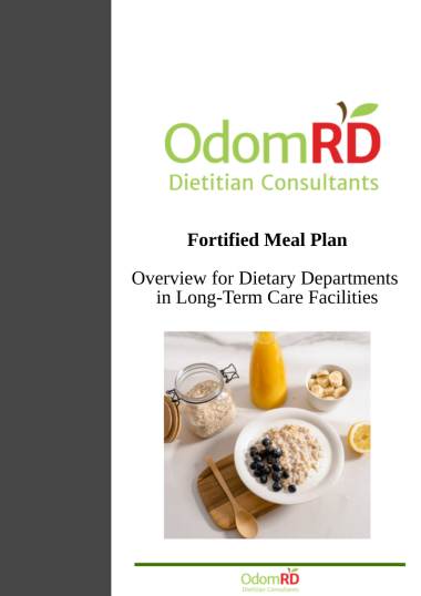 Fortified Meal Plan Packet 1